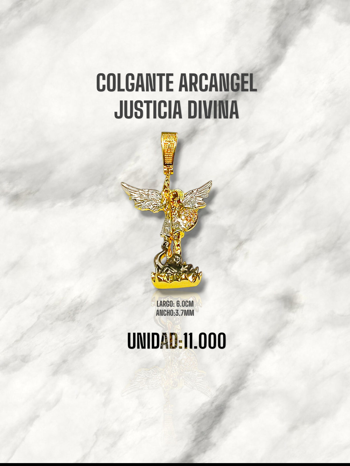 COLGANTE ARCÁNGEL JUSTICIA DIVINA