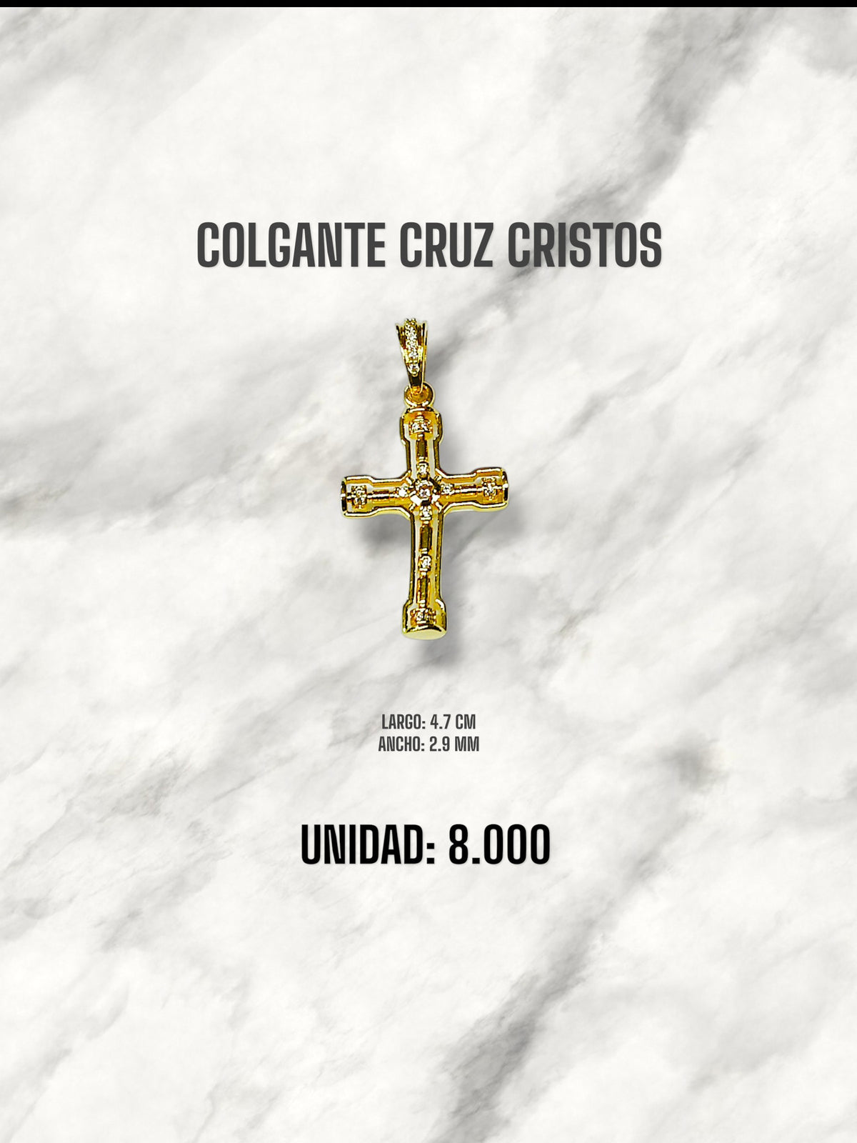 COLGANTE CRUZ CRISTOS