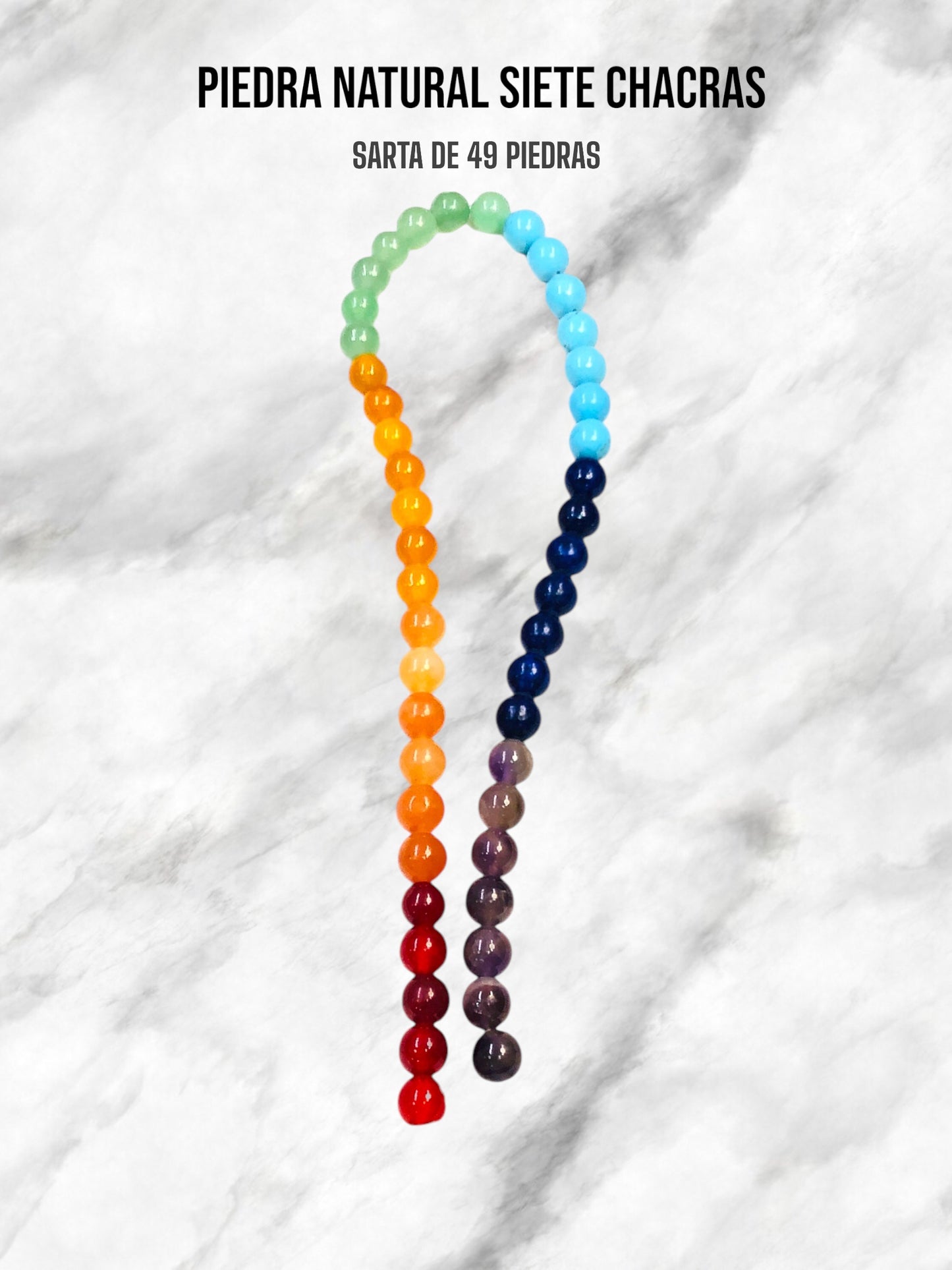 SARTA PIEDRA SIETE CHAKRAS