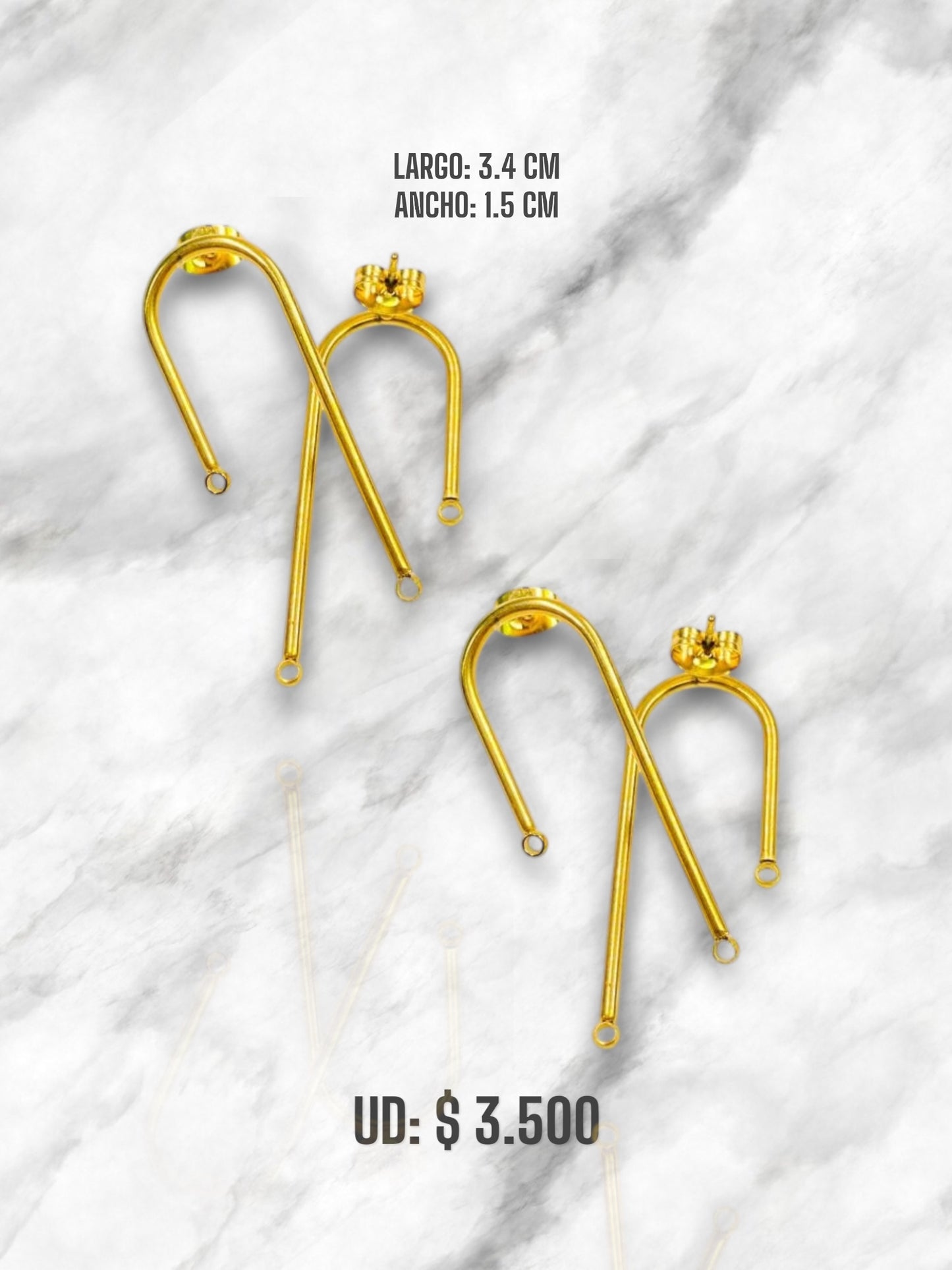 ARETE TEJER ACERO DORADO