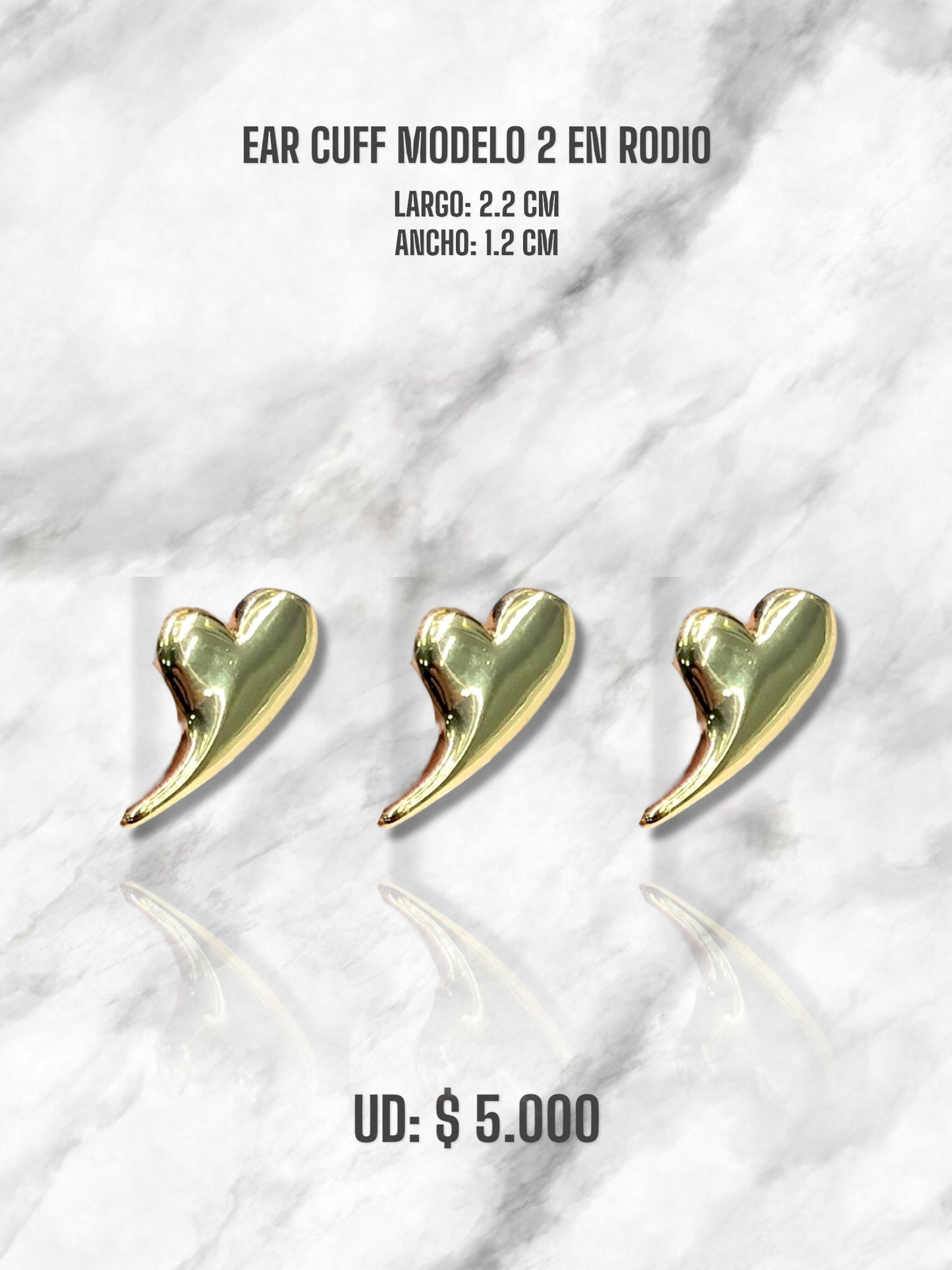 EAR CUFF MODELO 2 EN RODIO