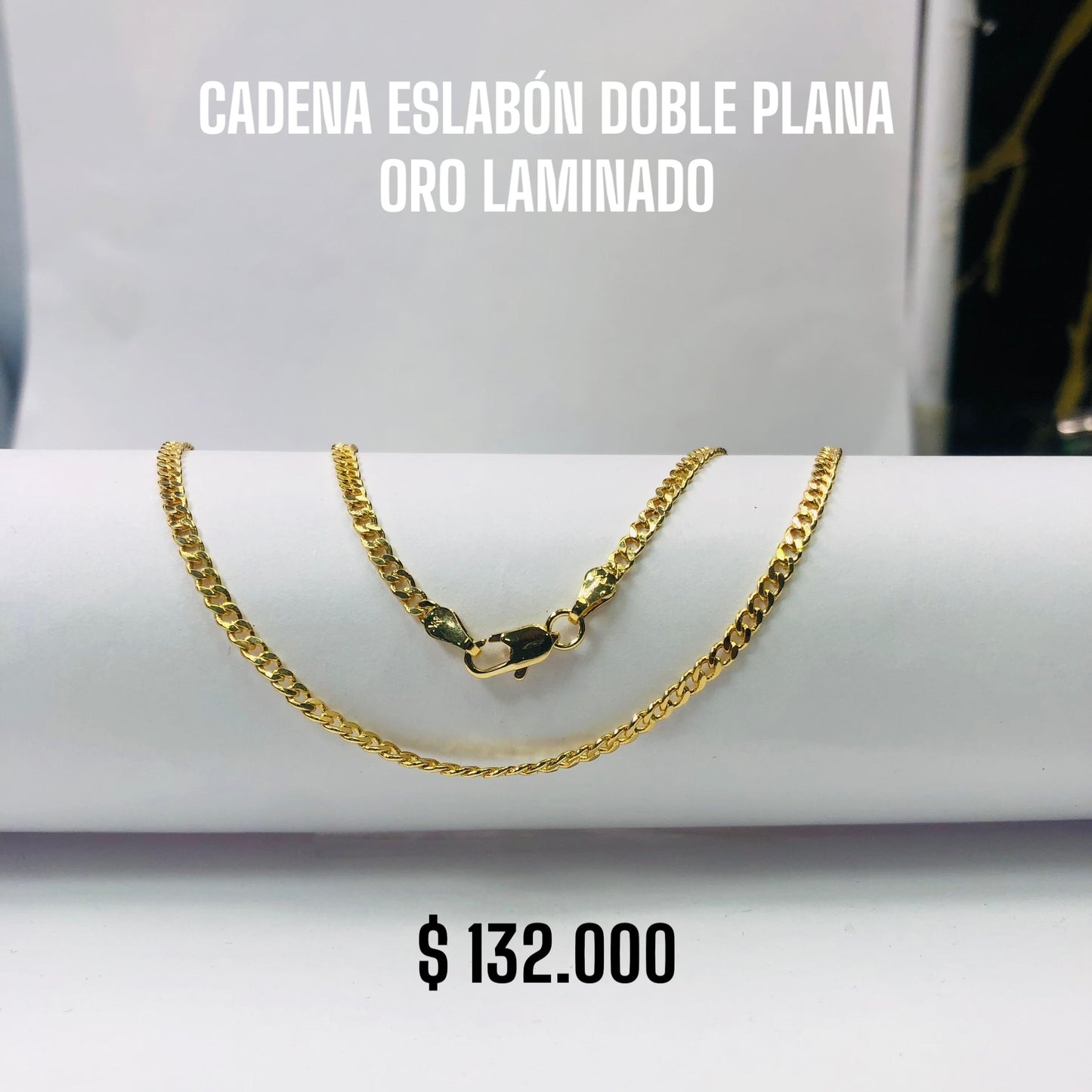 CADENA ESLABÓN DOBLE PLANA
