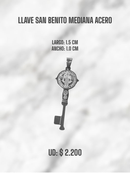 LLAVE SAN BENITO MEDIANO ACERO