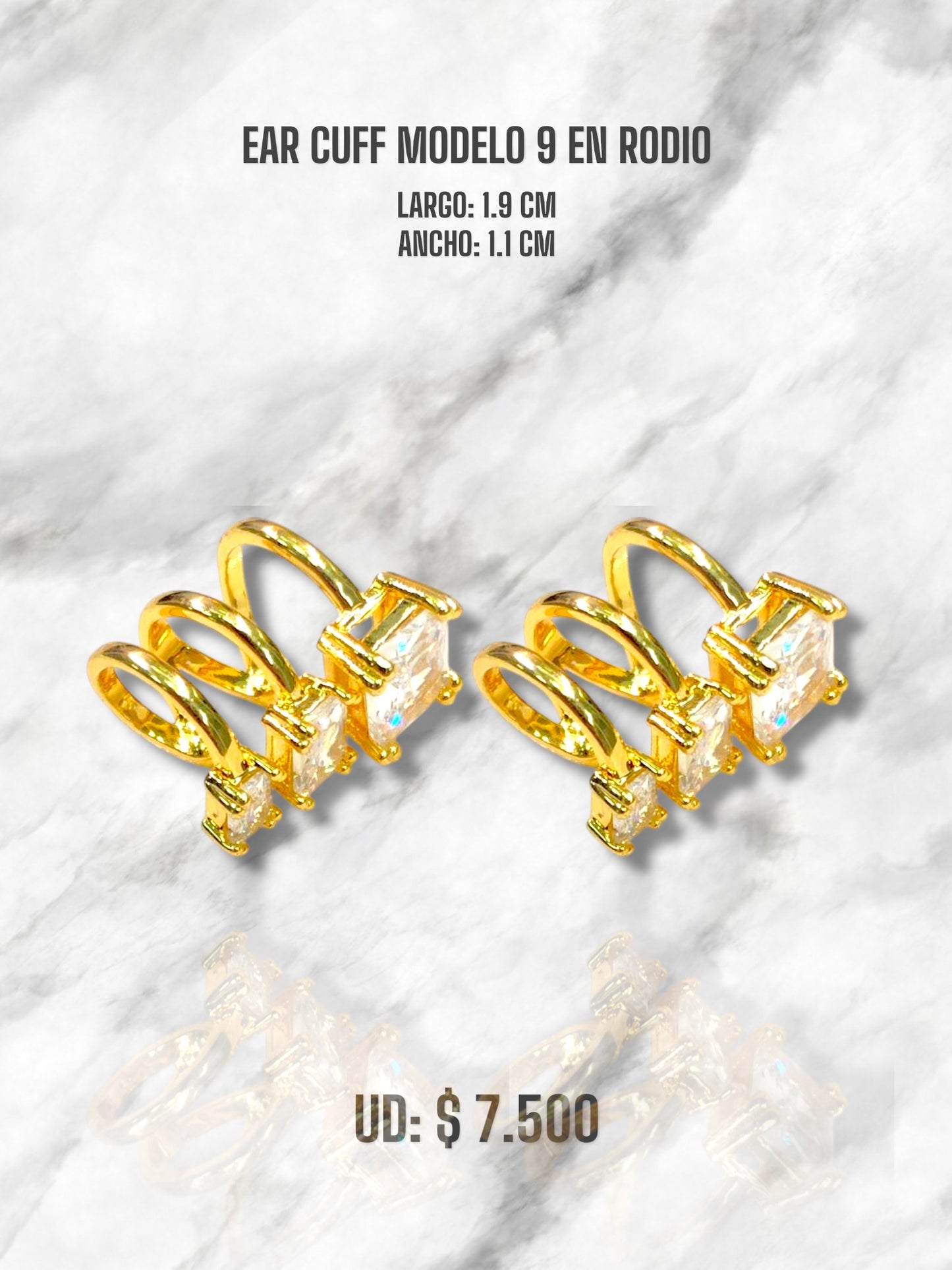 EAR CUFF MODELO 9 EN RODIO