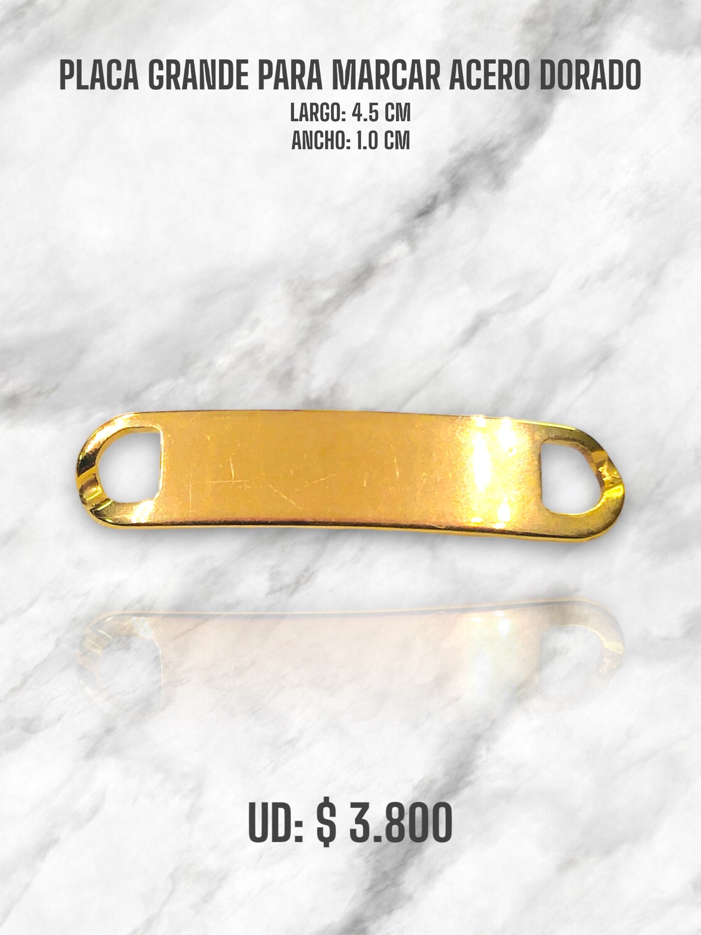 PLACA PARA MARCAR ANCHA GRANDE