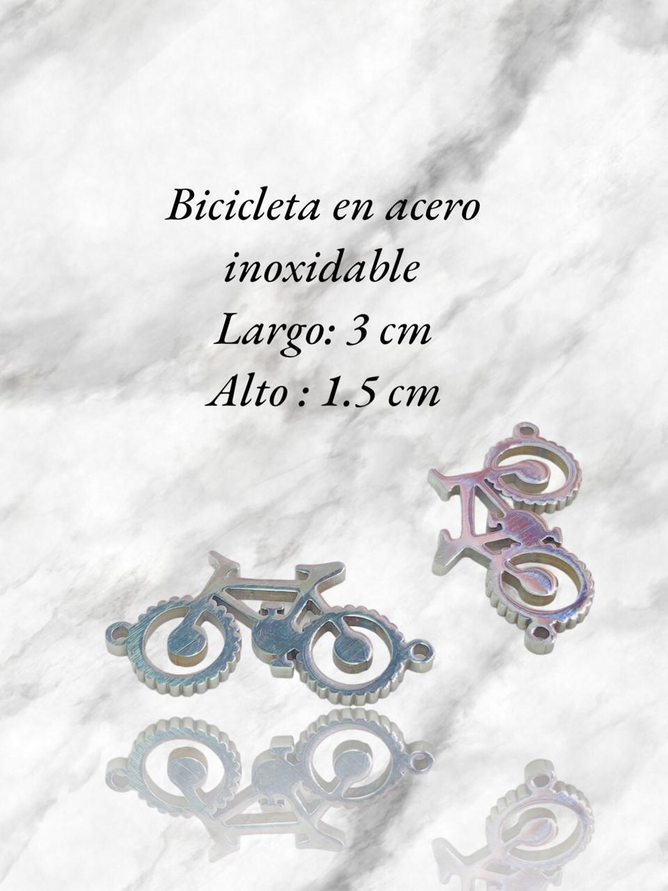 DIJE BICICLETA 1 ACERO PLATEADO