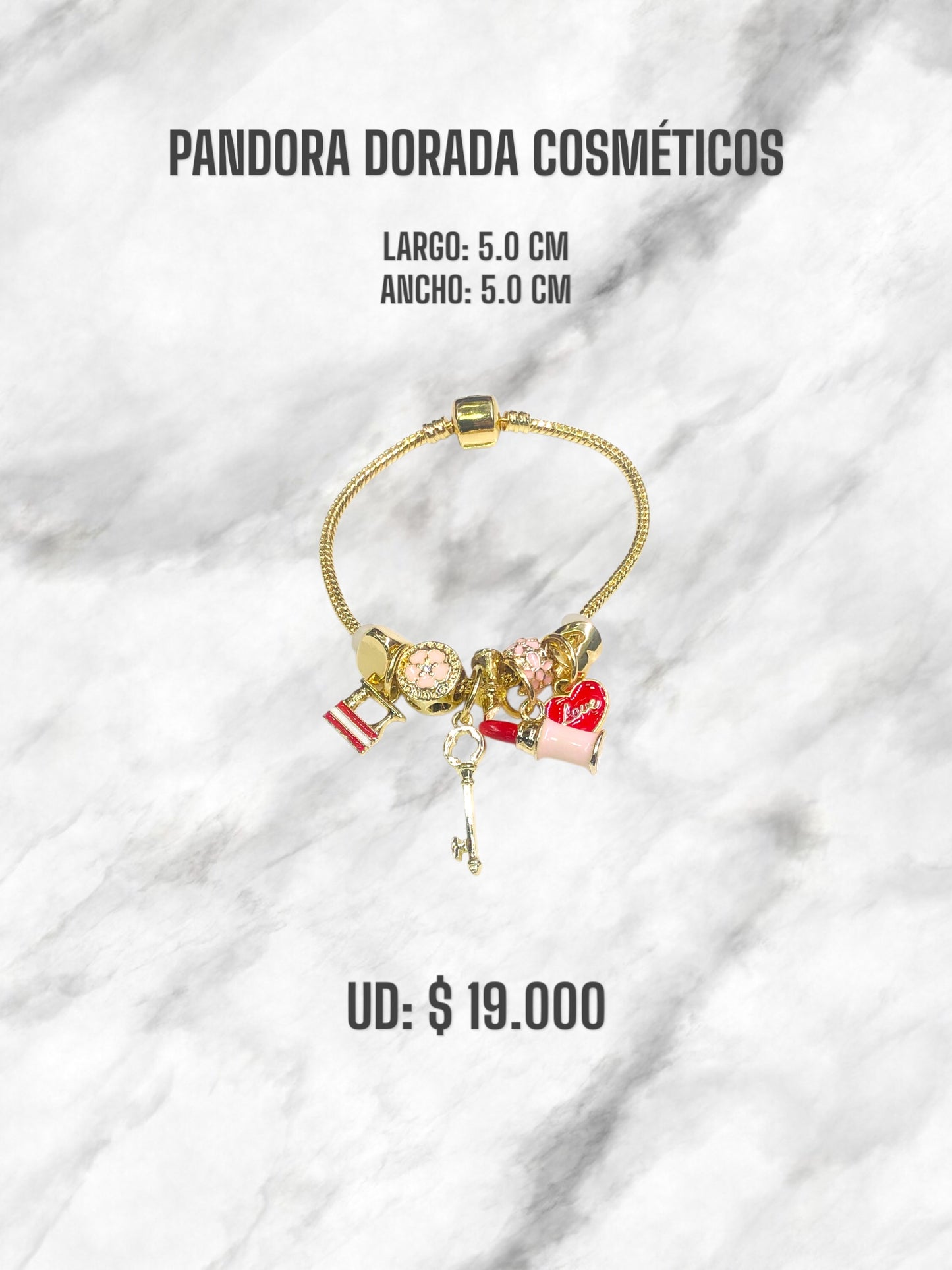 PANDORA DORADA COSMÉTICOS