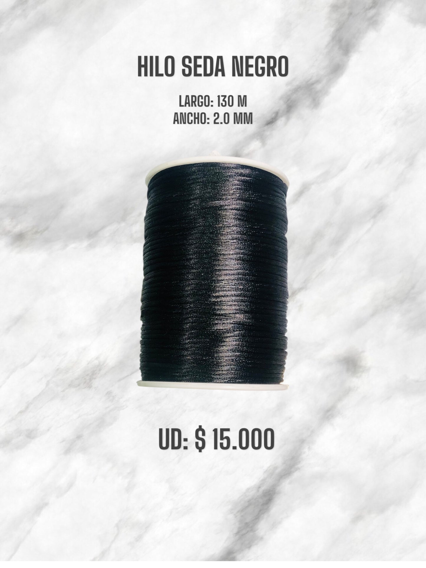 HILO SEDA NEGRO