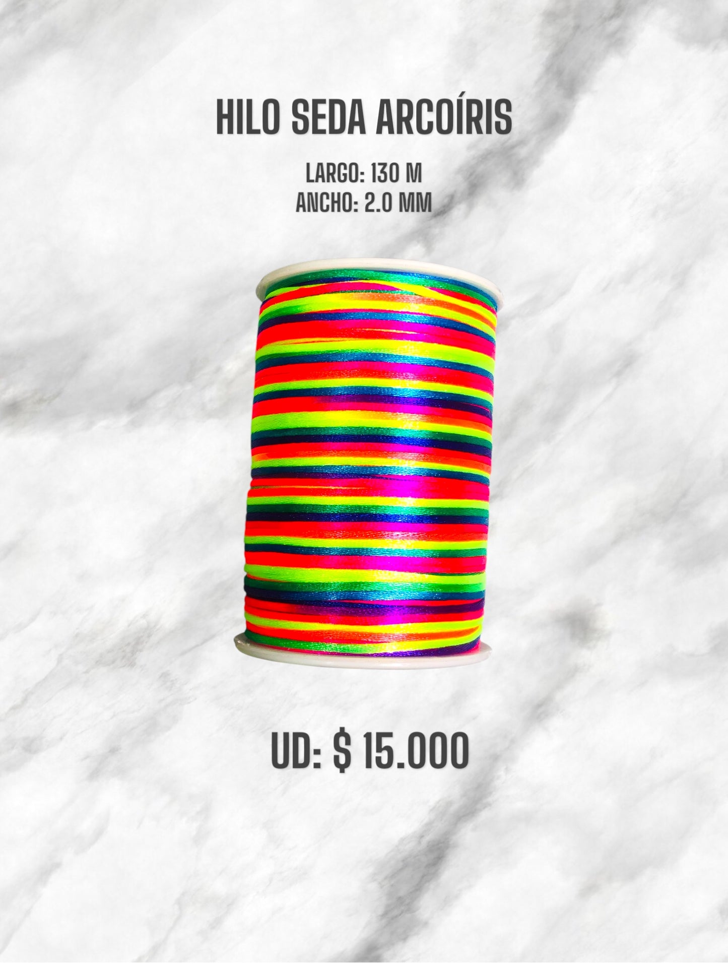 HILO SEDA ARCOÍRIS