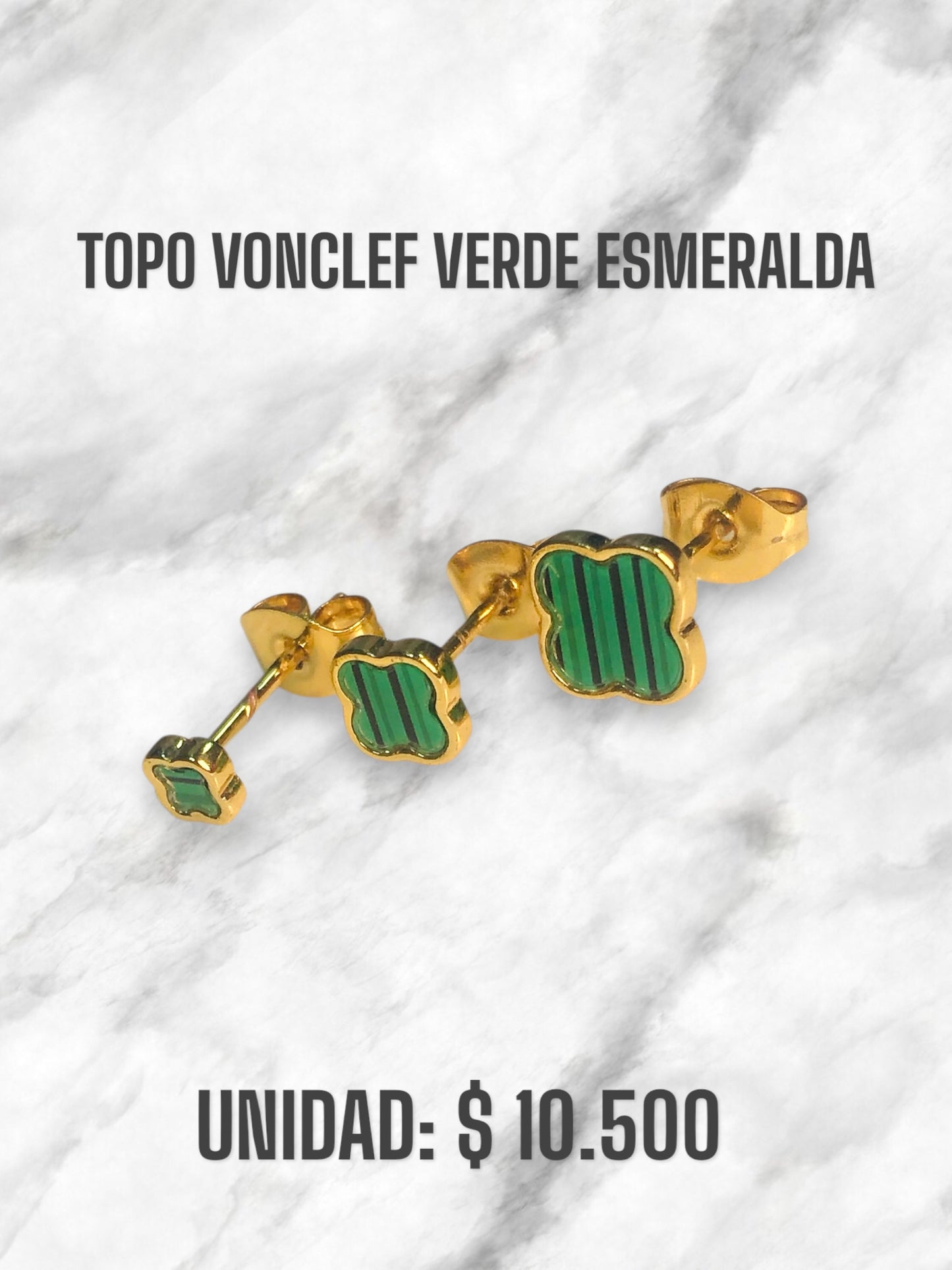 TOPO VONCLEF VERDE ESMERALDA