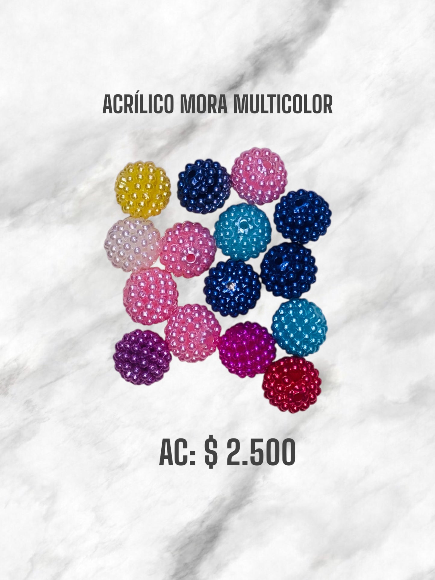 ACRÍLICO MORA MULTICOLOR