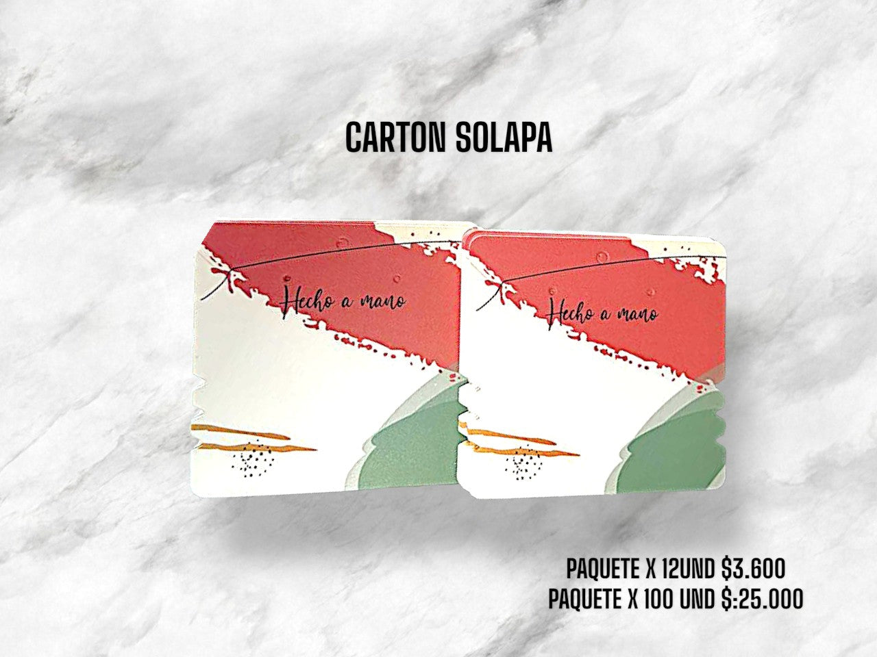 CARTON SOLAPA
