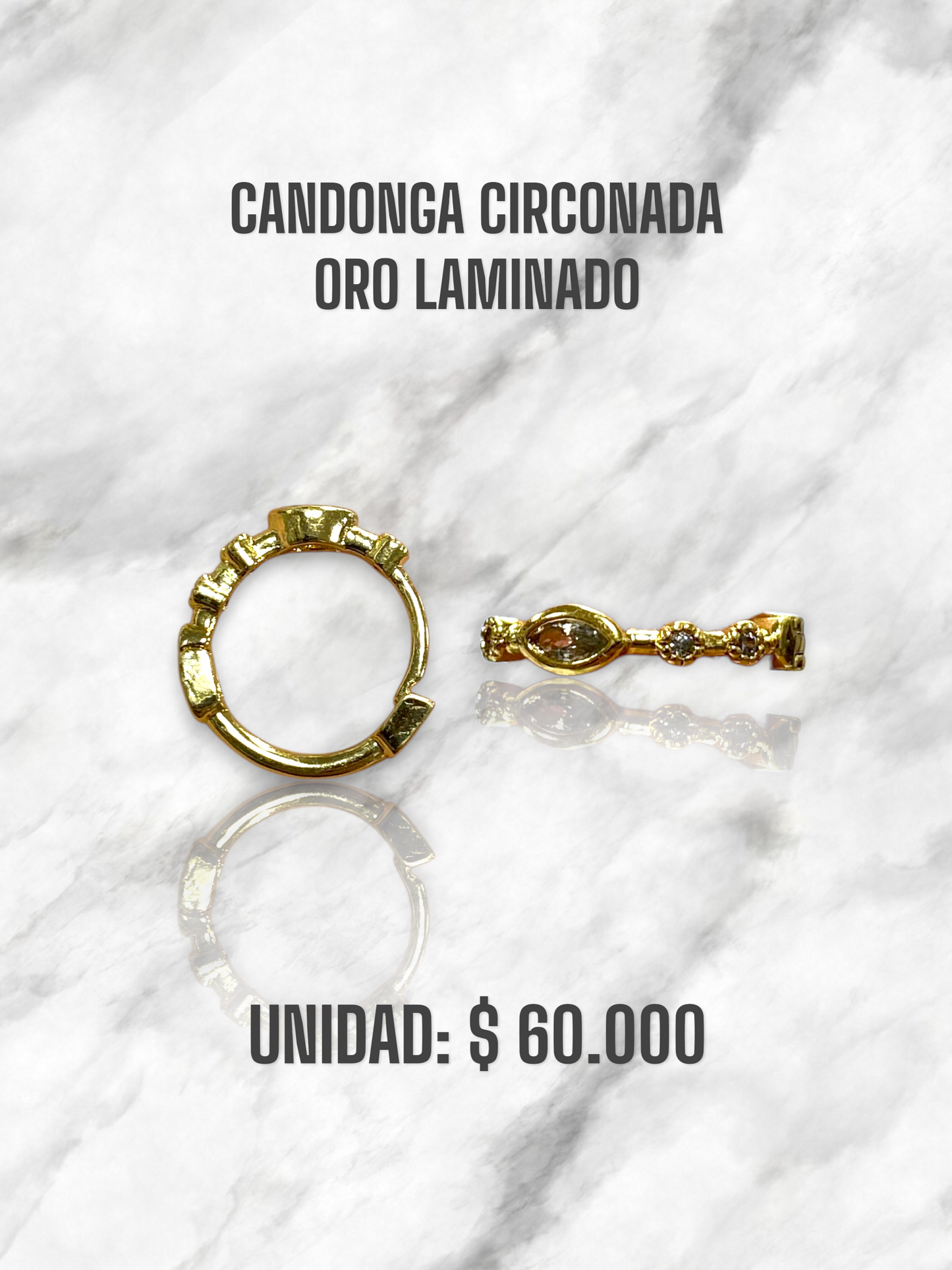 CANDONGA CIRCONADA ORO LAMINADO