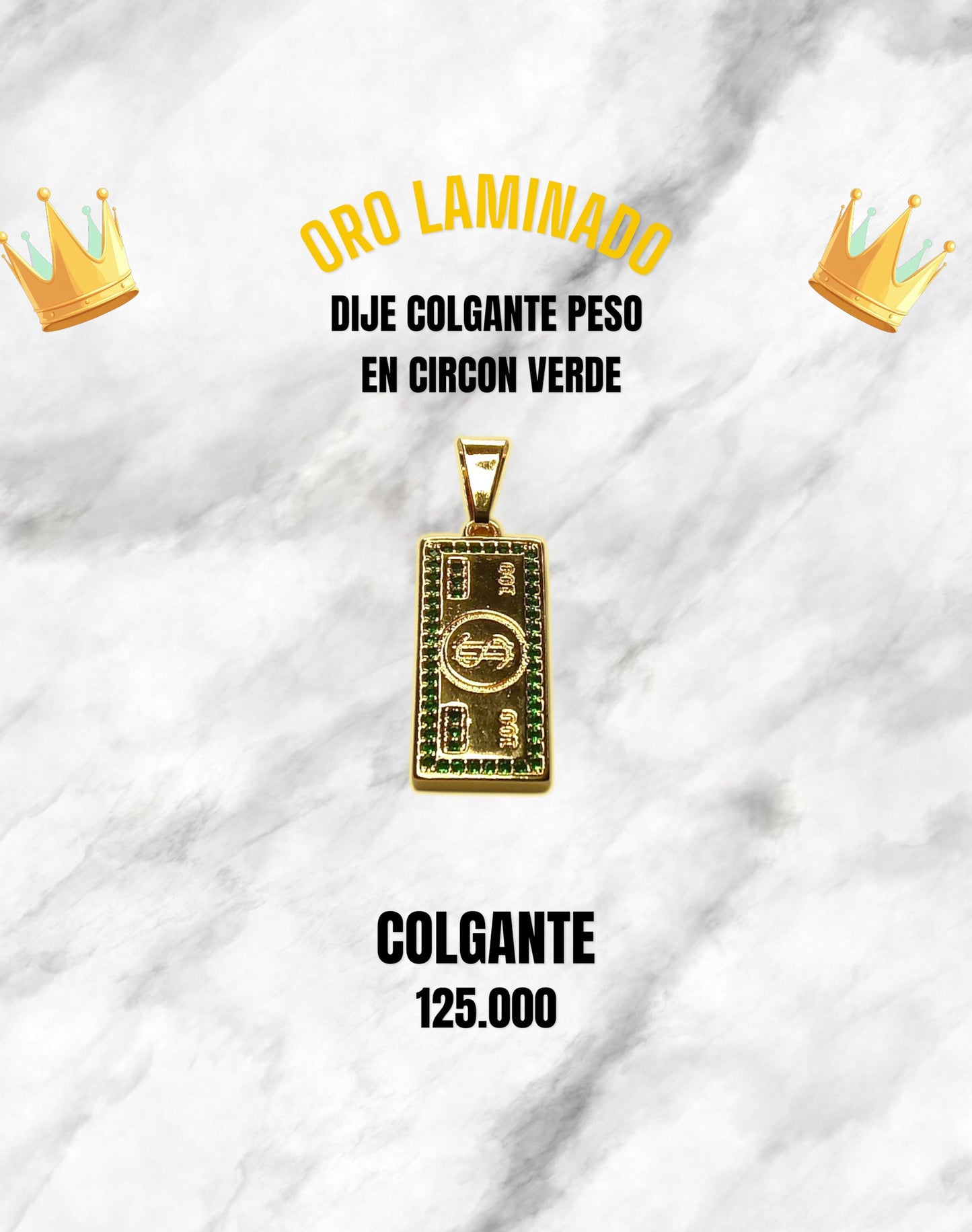 DIJE COLGANTE DOLAR