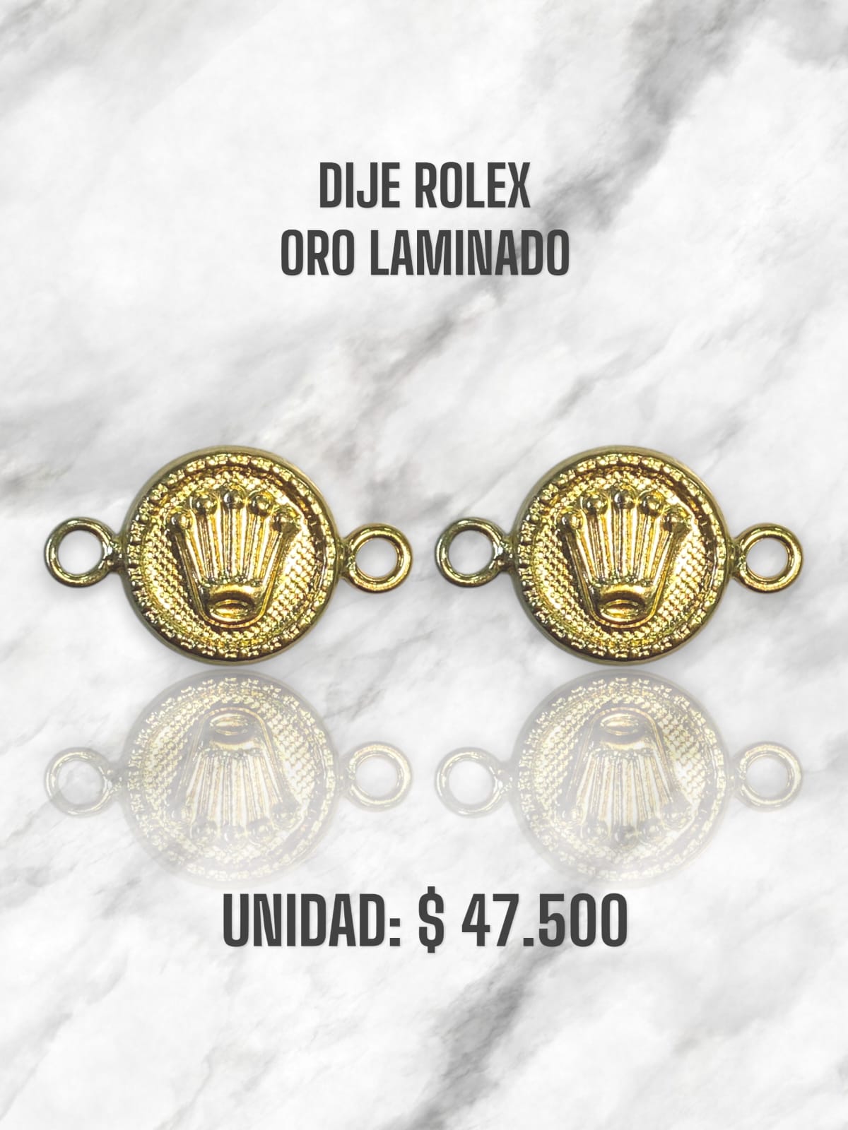 DIJE ROLEX PULSO ORO LAMINADO