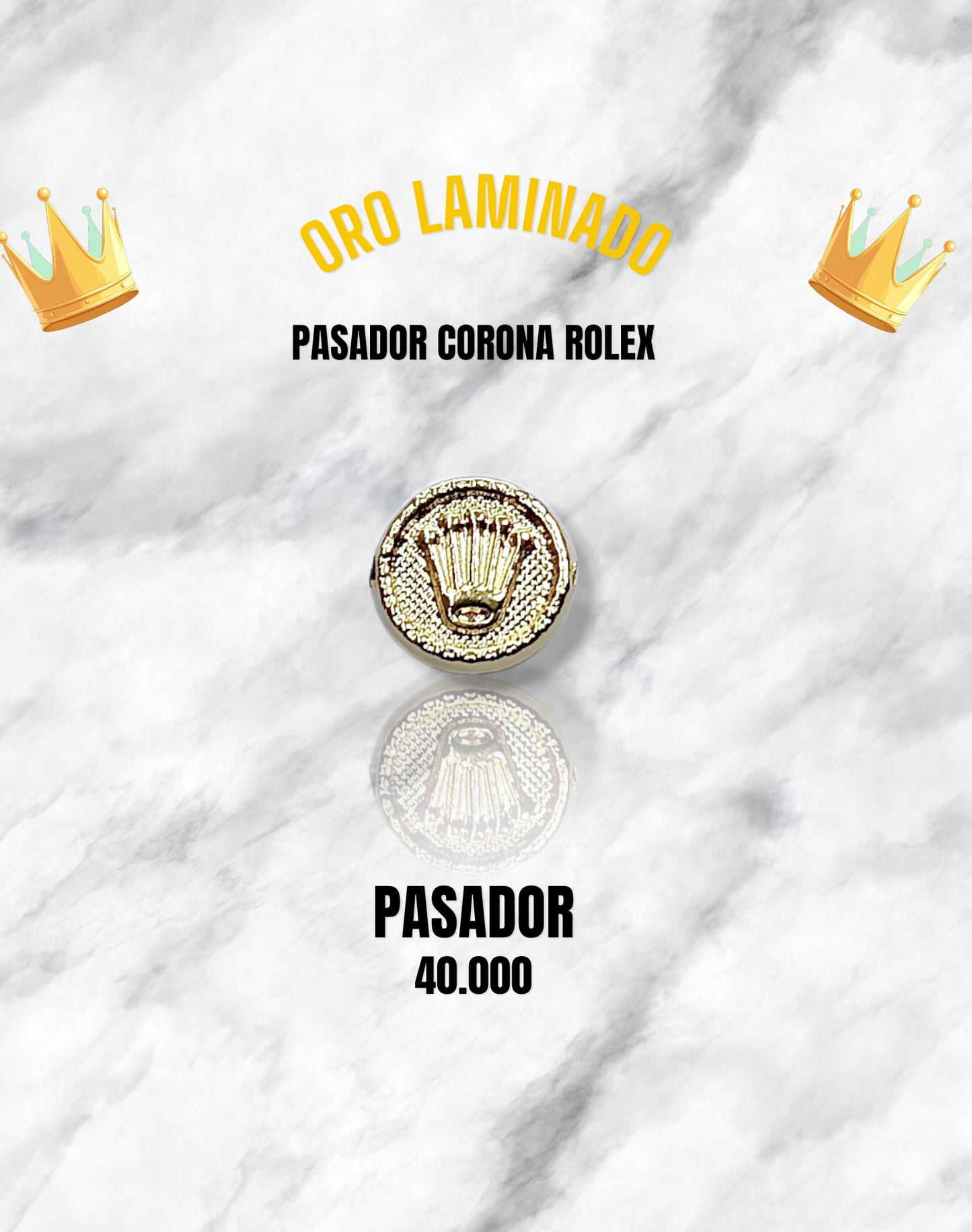 PASADOR CORONA ROLEX