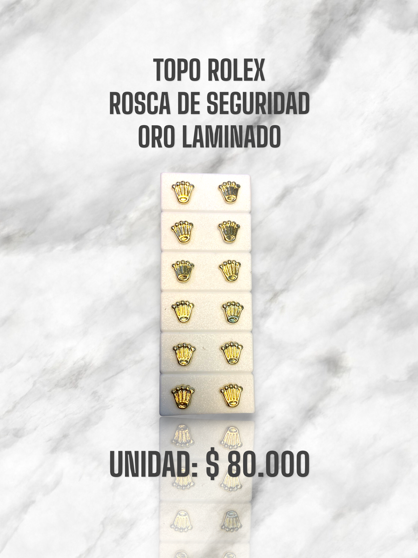 TOPO ROLEX ROSCA S. ORO LAMINADO