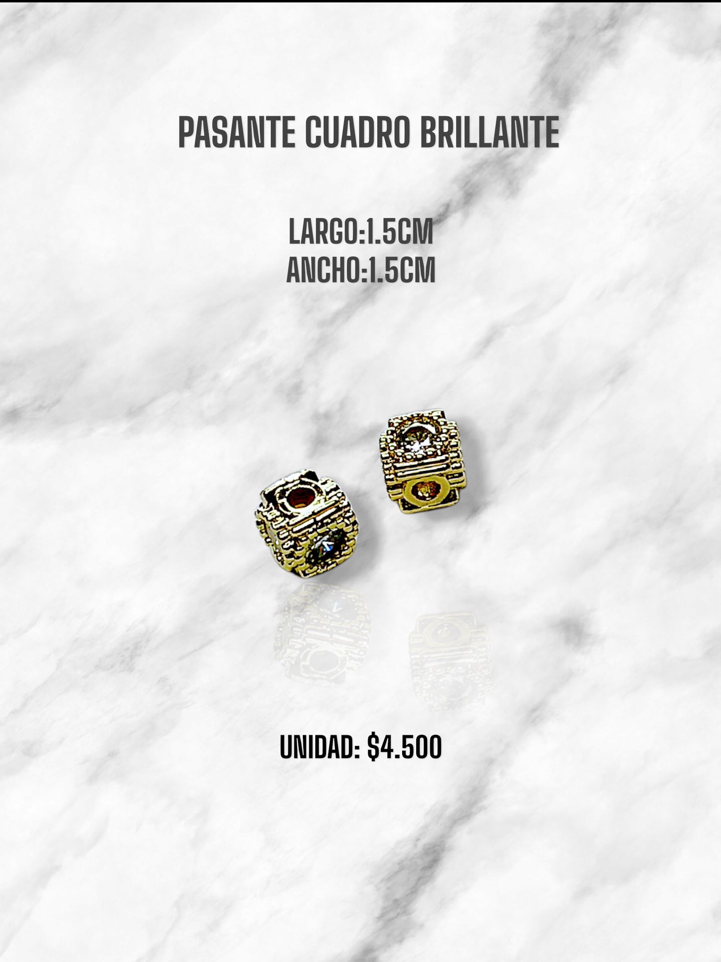 PASANTE CUADRO BRILLANTE