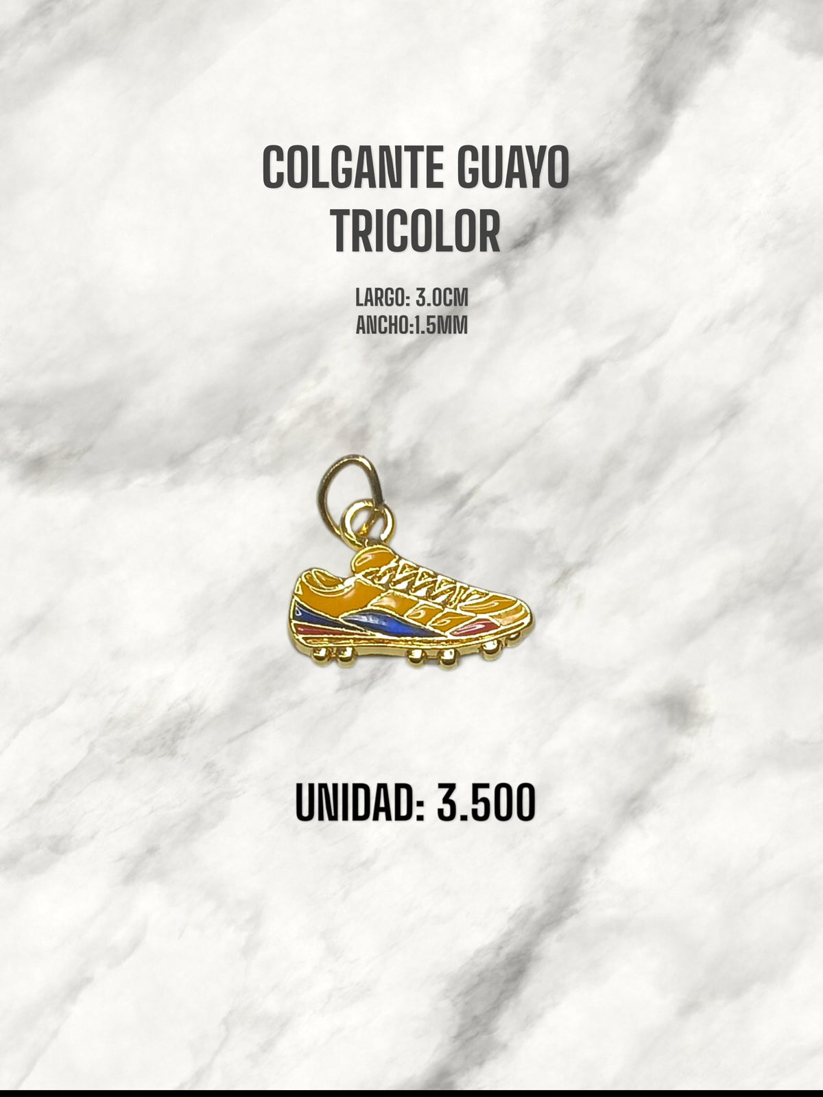 COLGANTE GUAYO TRICOLOR