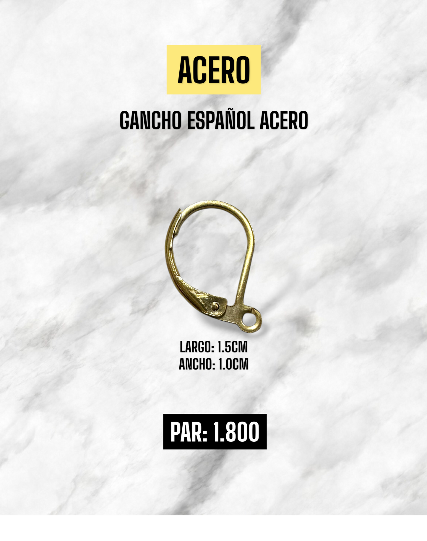 GANCHO ESPAÑOL ACERO