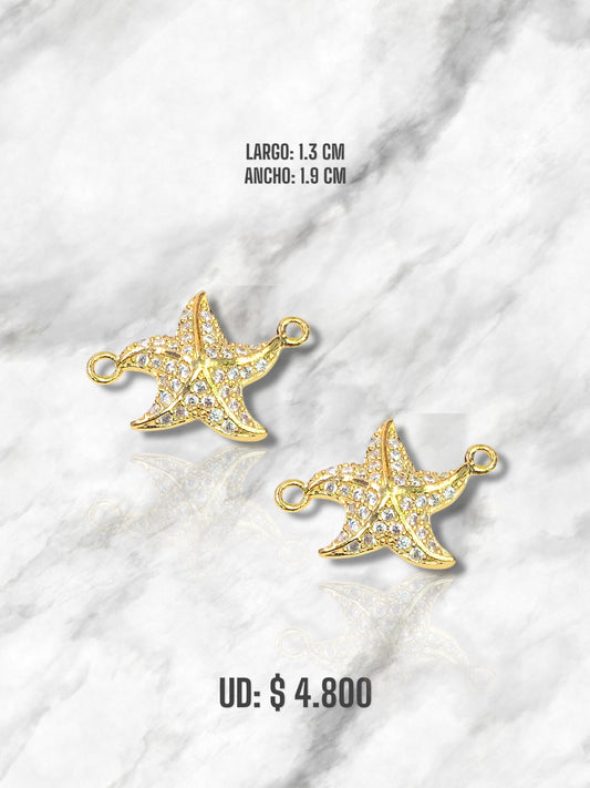 DIJE ESTRELLA DE MAR RODIO