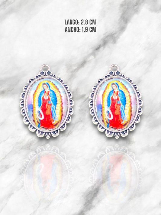 DIJE VIRGEN DE GUADALUPE EN ZAMAK (colgante )