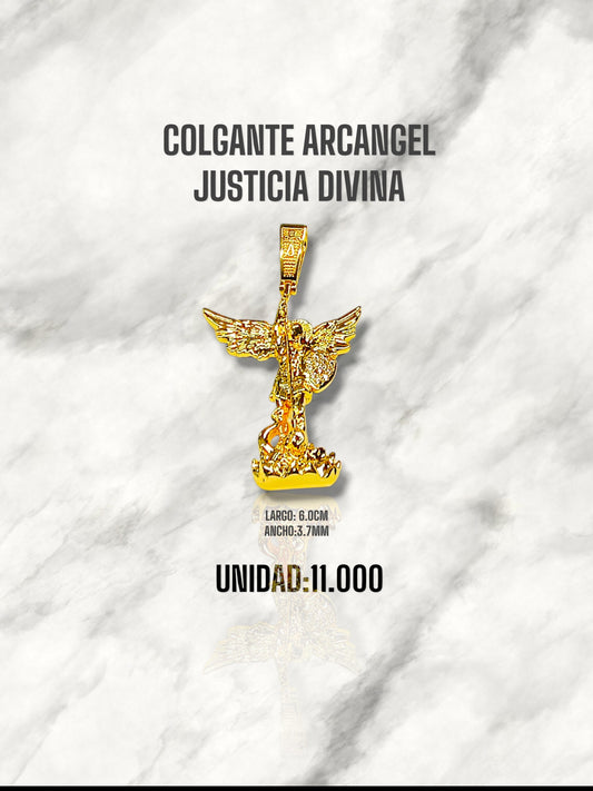 COLGANTE ARCÁNGEL JUSTICIA DIVINA