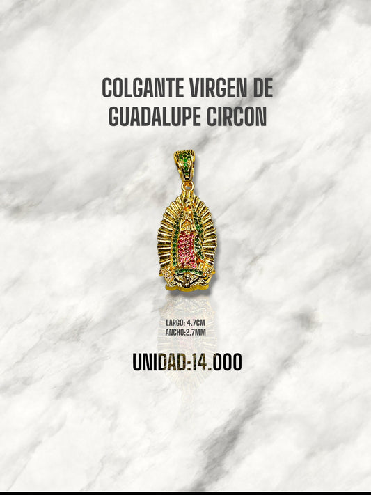 COLGANTE VIRGEN DE GUADALUPE CIRCON
