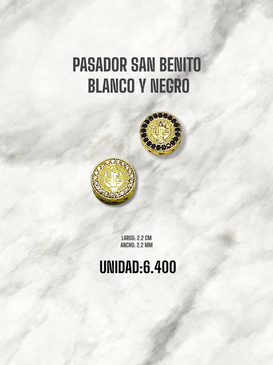 PASADOR SAN BENITO BLANCO Y NEGRO