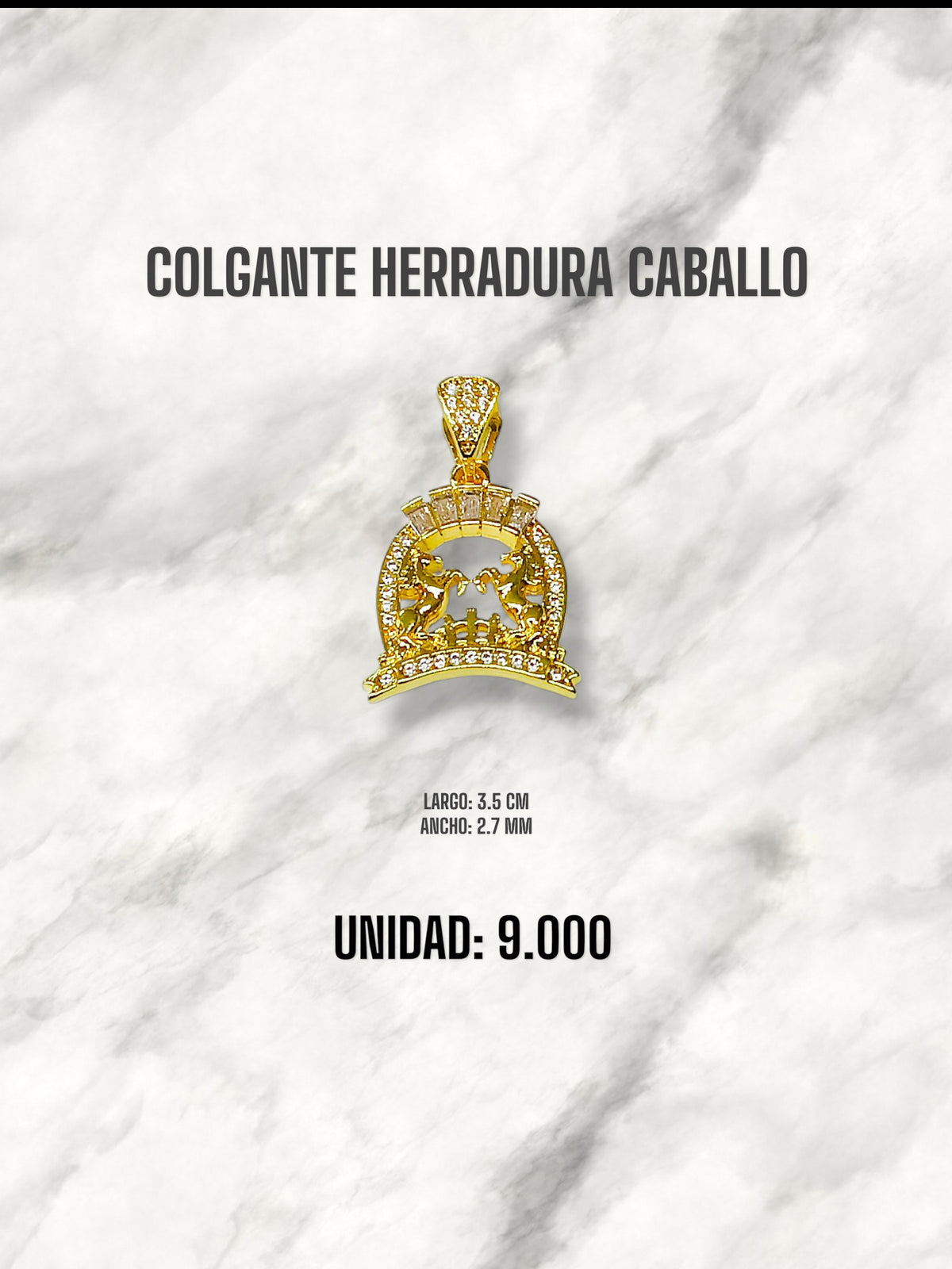 COLGANTE HERRADURA CABALLO