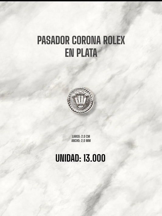 PASADOR CORONA ROLEX