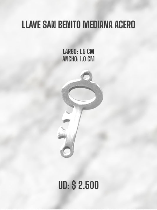 LLAVE EN ACERO PLATEADO ACERO