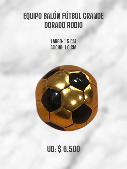 BALON DE FÚTBOL GRANDE DORADO RODIO