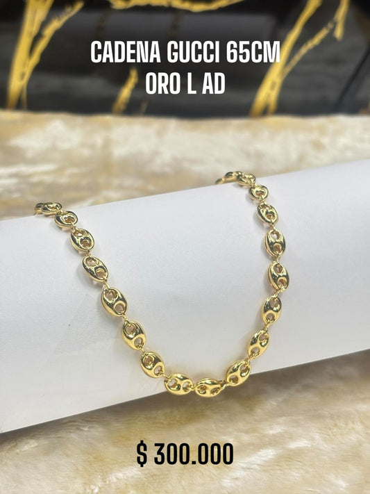 CADENA GUCCI 65CM ORO L AD