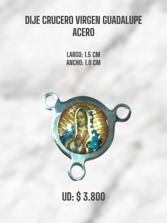CRUCERO VIRGEN DE GUADALUPE ACERO