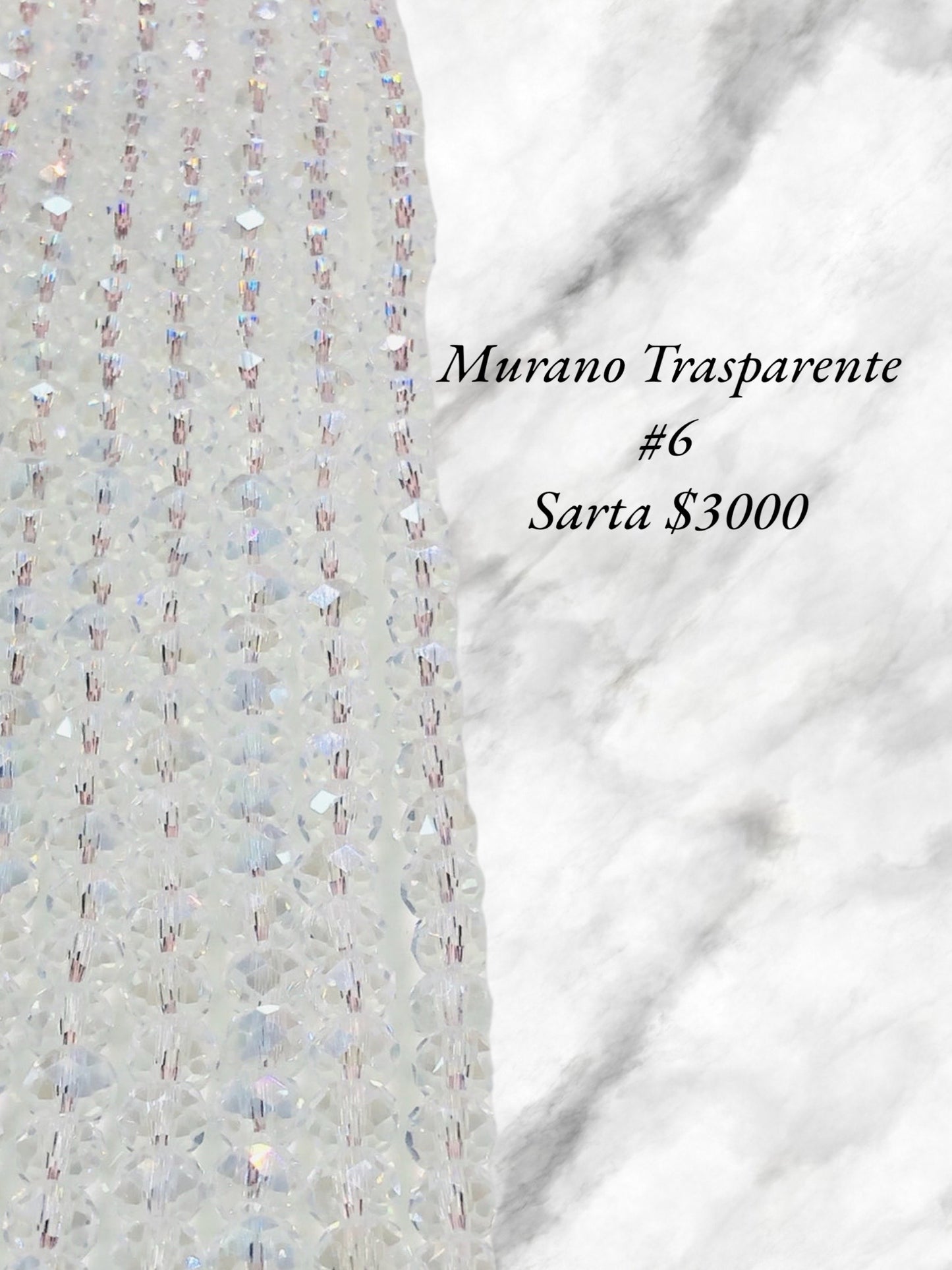 Murano trasparente x sarta