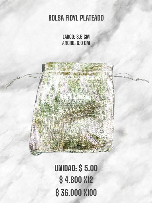 BOLSA FIDYL PLATEADO