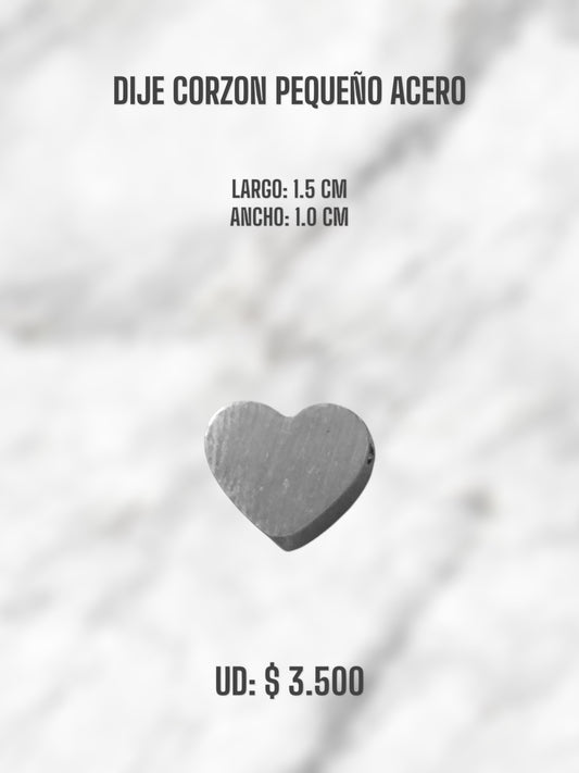 PASANTE CORAZÓN PEQUEÑO ACERO