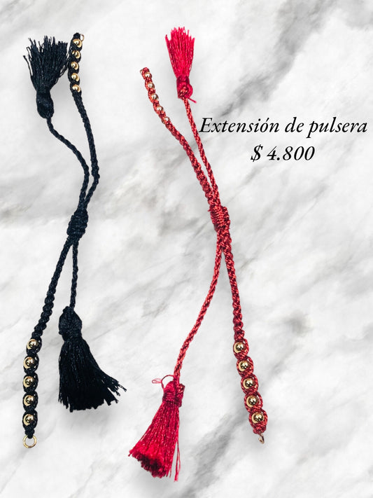 Extensión pulsera tejida