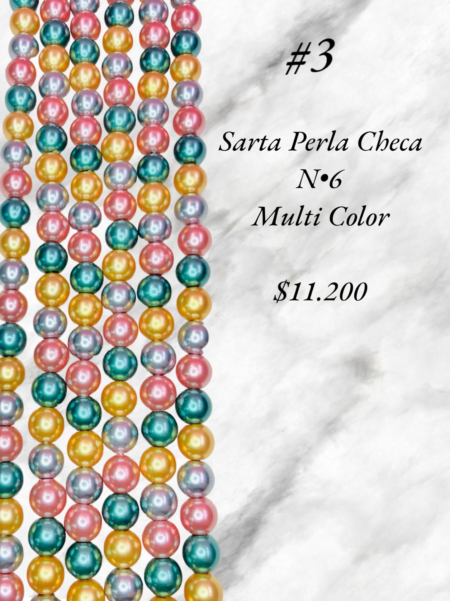 Perla Checa Multicolor #6