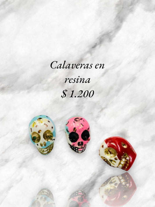 Calavera en resina