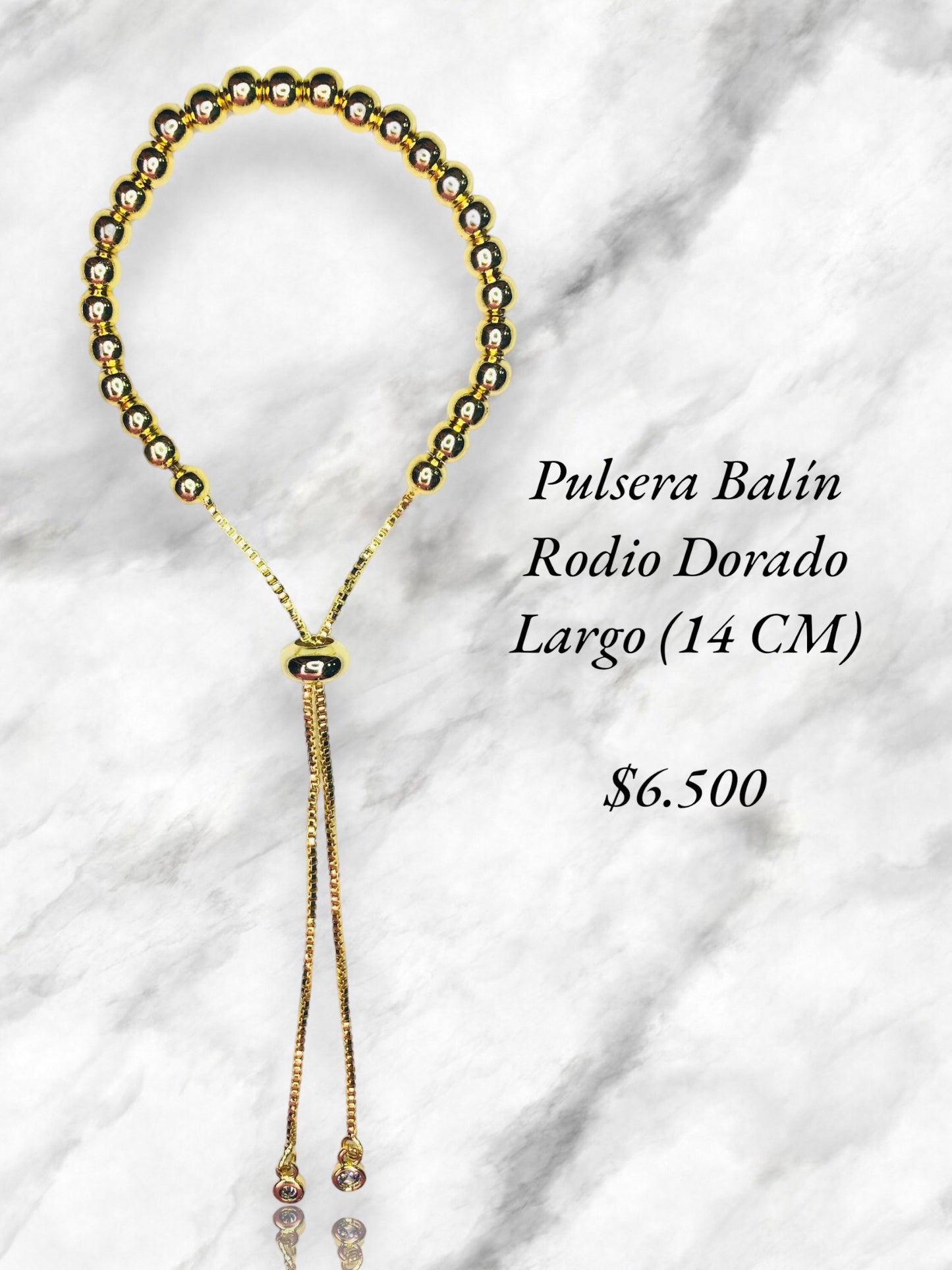 Pulsera Balín Radio Dorado