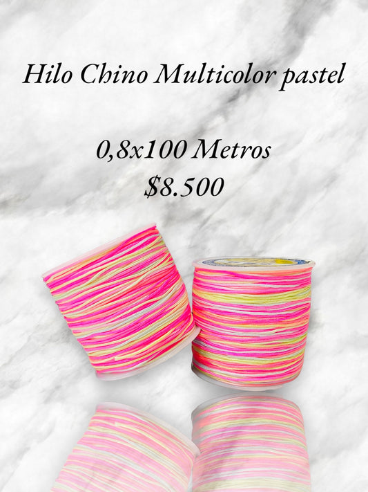 Hilo Chino Multicolor Pastel 0.8