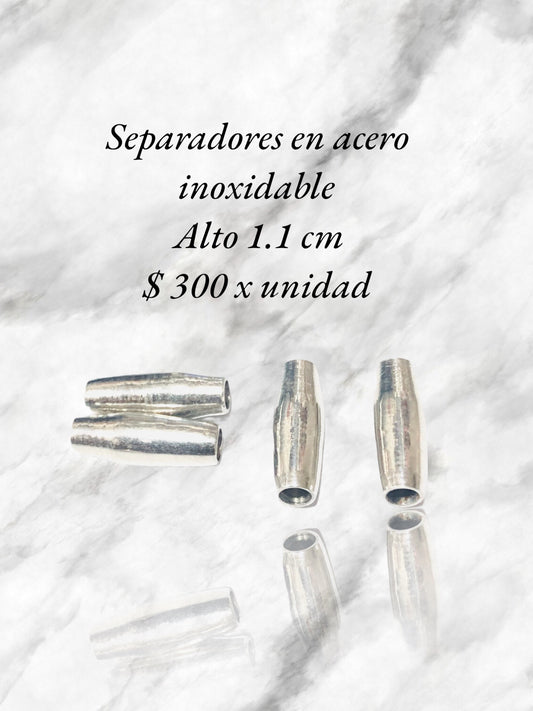 Separador en acero inoxidable x unidad