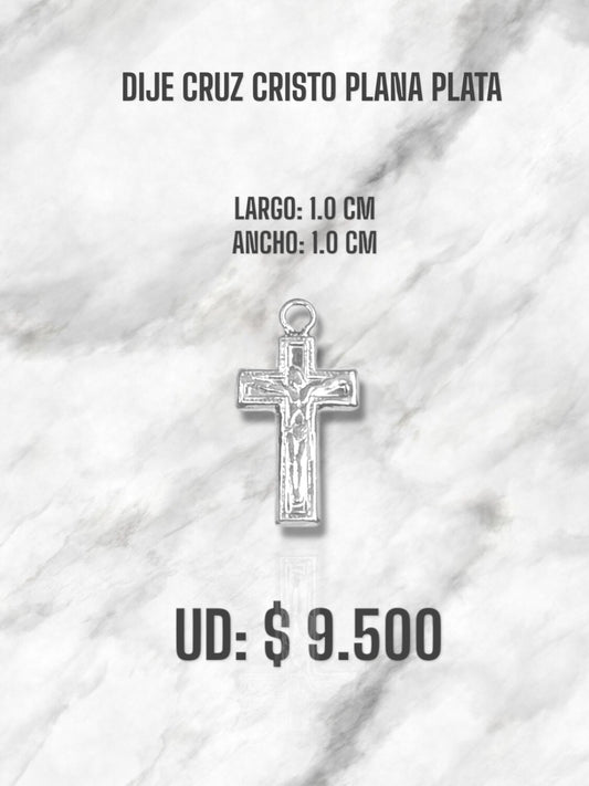 DIJE CRUZ CRISRO PLANA PLATA
