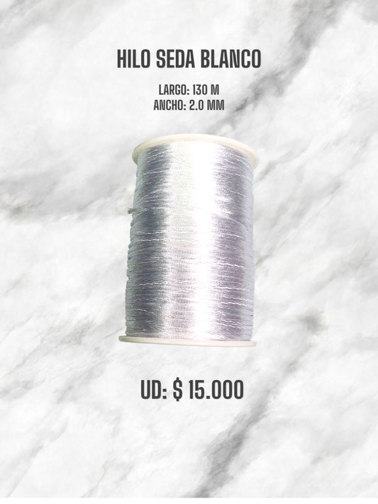 HILO SEDA BLANCO