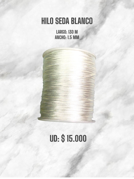HILO SEDA BLANCO 1.5MM 130M