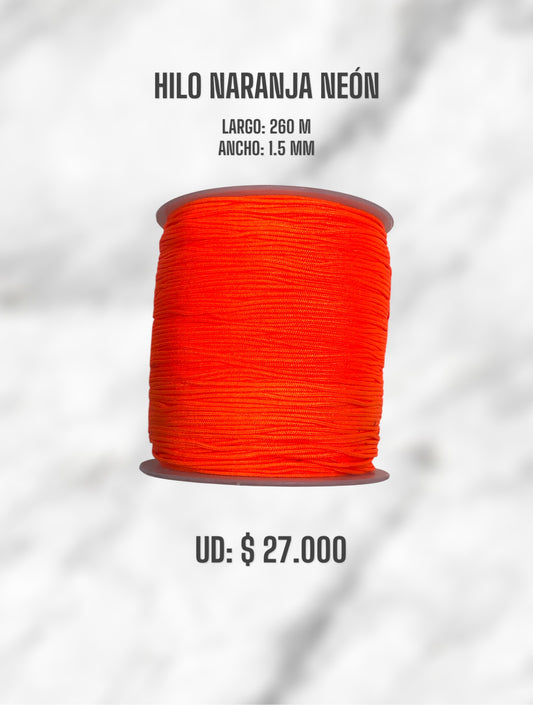 HILO NARANJA NEÓN