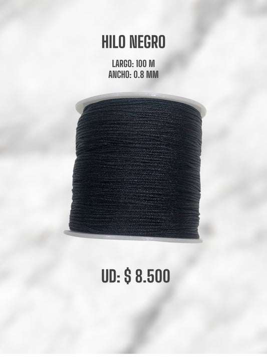 HILO NEGRO 0.8MM 100M