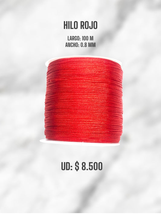 HILO ROJO 0.8MM 100M